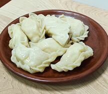 Вареники с картофелем и луком постные отварные