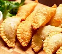 Чебурчики c ветчиной и сыром
