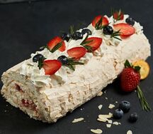 Меренговый рулет 