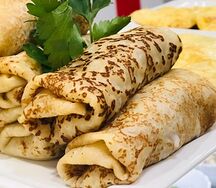 Блинчик с курицей и сыром