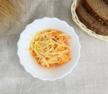 Салат Морковь с чесноком