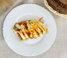 Минтай запеченный