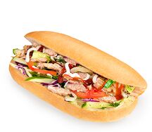 Данар в булке с курицей