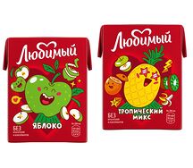 Любимый, напиток сокосодержащий