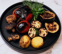 Овощи на мангале