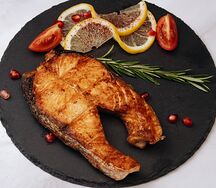 Стейк из лосося