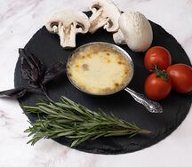 Жюльен с курицей шампиньонами