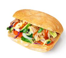 Данар чиабатта с курицей