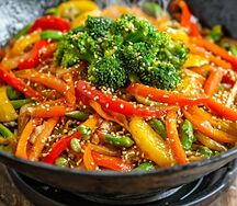 Вок с овощами