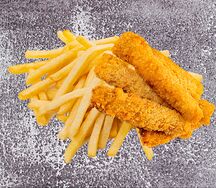 Хрустящая курочка с фри