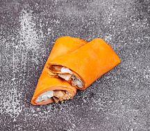 Томатный блин с курицей