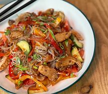 Чапчхэ с курицей