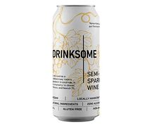 Вино игристое безалкогольное Drinksome полусладкое