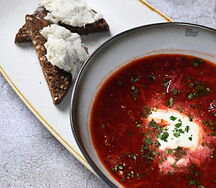 Борщ с говядиной