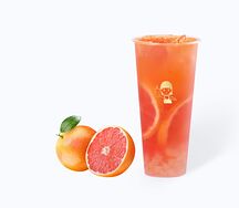 Полный стакан Грейпфрут