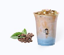 Кокосовый синий латте