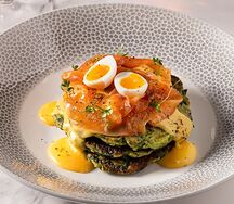 Оладьи из цукини и шпината