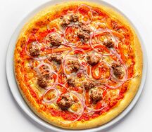 Пицца Кебаб с соусом по-мароккански