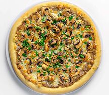 Грибная двойная пицца