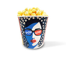 Сырный большой попкорн с топпингом