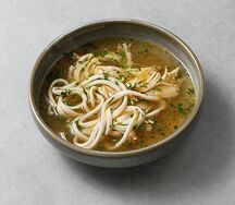 Куриный суп с домашней лапшой