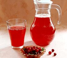 Морс клюква и брусника