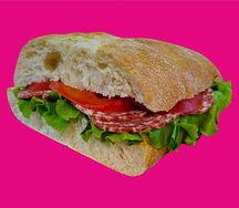 Чиабатта по-милански с медово-горчичным соусом 