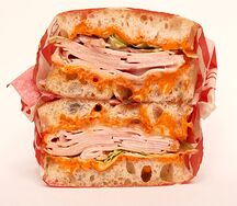 Бутерброд с окороком