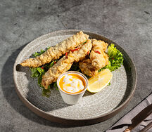 Филе трески в пивном кляре