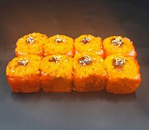 Калифорния с лососем терияки хот