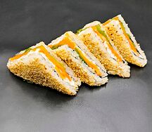 Сэндвич Филадельфия в кунжуте