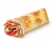 Ростер с ветчиной и грибами