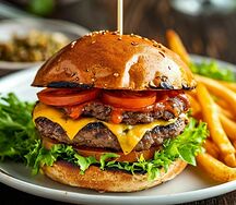 Хищник-бургер говяжий 