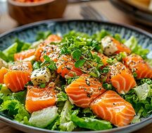 Цезарь с семгой