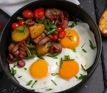 Сытный завтрак