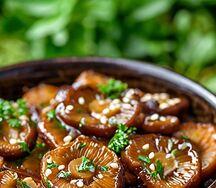 Грибы шиитаке с морковью