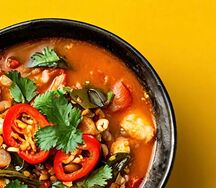 Суп Том ям с курицей