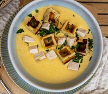 Суп сырный крем лаб