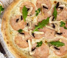 Пицца Ветчина и Грибы