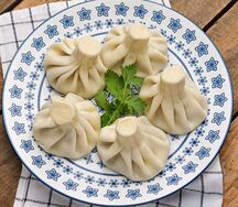 Хинкали Баранина с зеленью