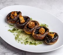 Шампиньоны на мангале