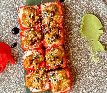 Запеченная Калифорния с креветкой 