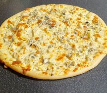 Куриная с сельдереем и обжаренными шампиньонами