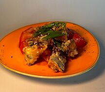 Качжи с томатами в тайском соусе