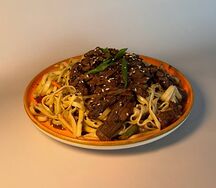 Вок Мраморная говядина в соусе Терияки с овощами