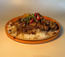 Грудка по-шанхайски с рисом