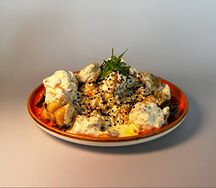 Вок Свинина в Сливочно-грибном соусе с овощами