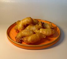 Тигровая креветка с жаренным рисом