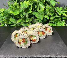 Овощной ролл с чукой