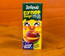 Добрый Сок с трубочкой Яблоко-персик